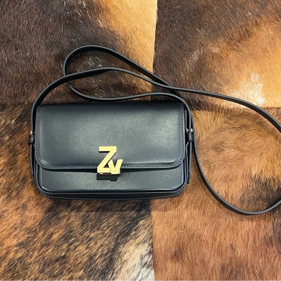 Zadig and Voltaire Initiale Mini Calfskin Crossbody - Picture 2 of 7